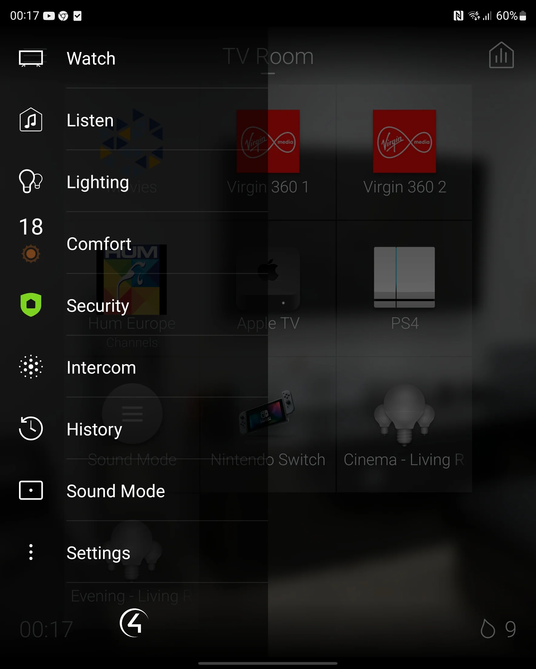 The Control4 Fly-Out Menu, Refined