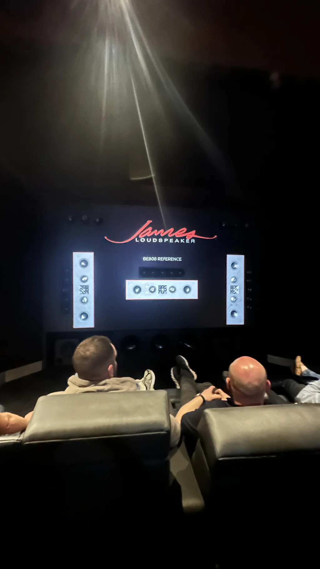 James Loudspeaker reference cinema demonstration at Sonance headquarters