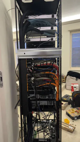 AV Cabinet Rebuild — build stage 1
