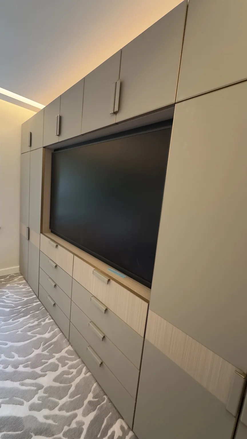 Guest Quarters Remodel — detail 3 · Sonance 5.1.2 Plaster-In + Lutron Lighting · MK Iconic Solutions