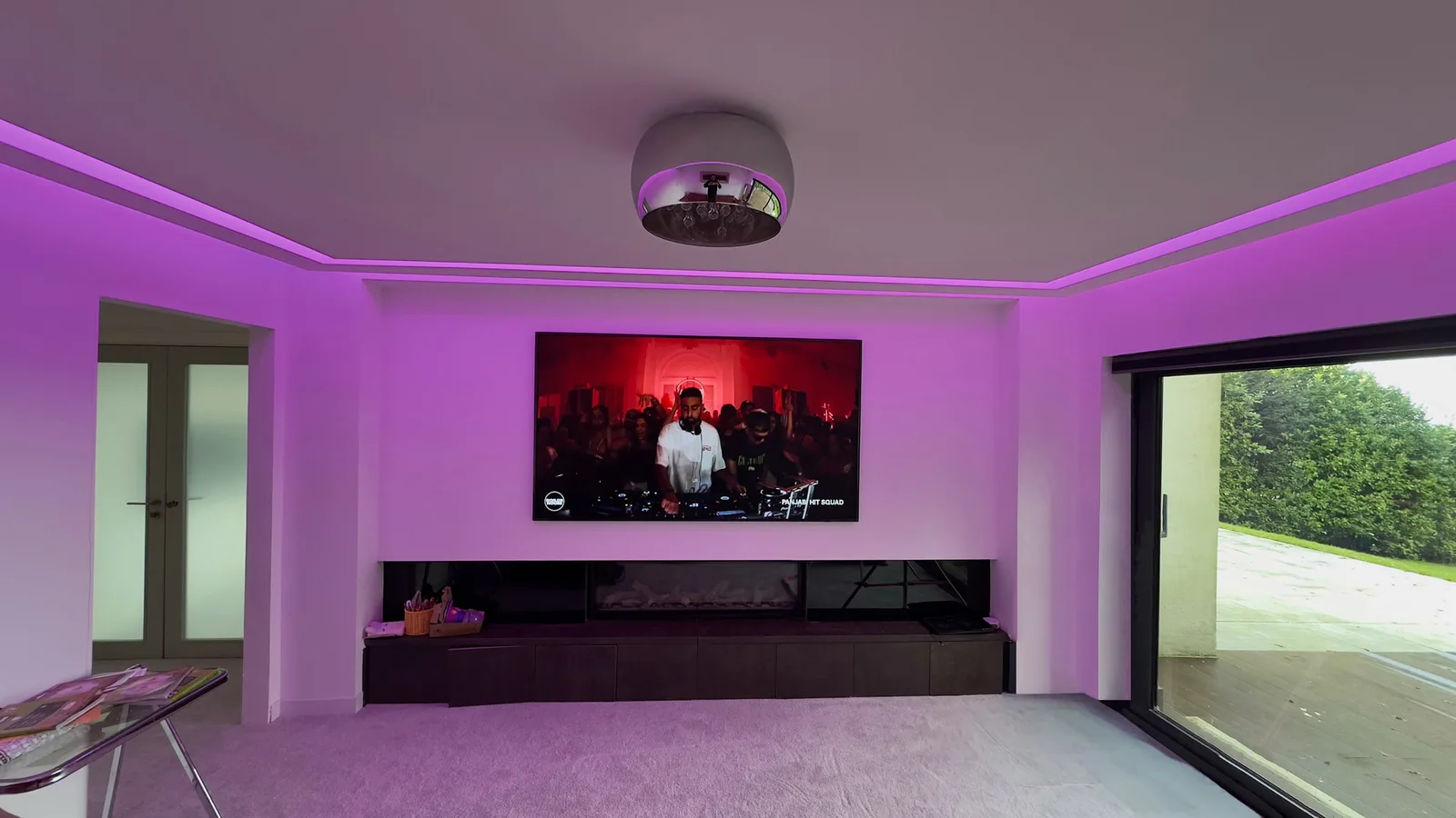 Invisible Media Room — Sonance IS8, Plastered In · United Kingdom · MK Iconic Solutions luxury smart living installation