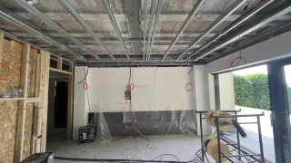 Invisible Media Room — build stage 1