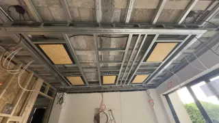 Invisible Media Room — build stage 2