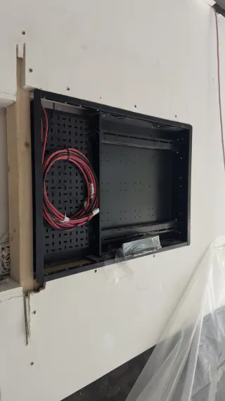 Invisible Media Room — build stage 4