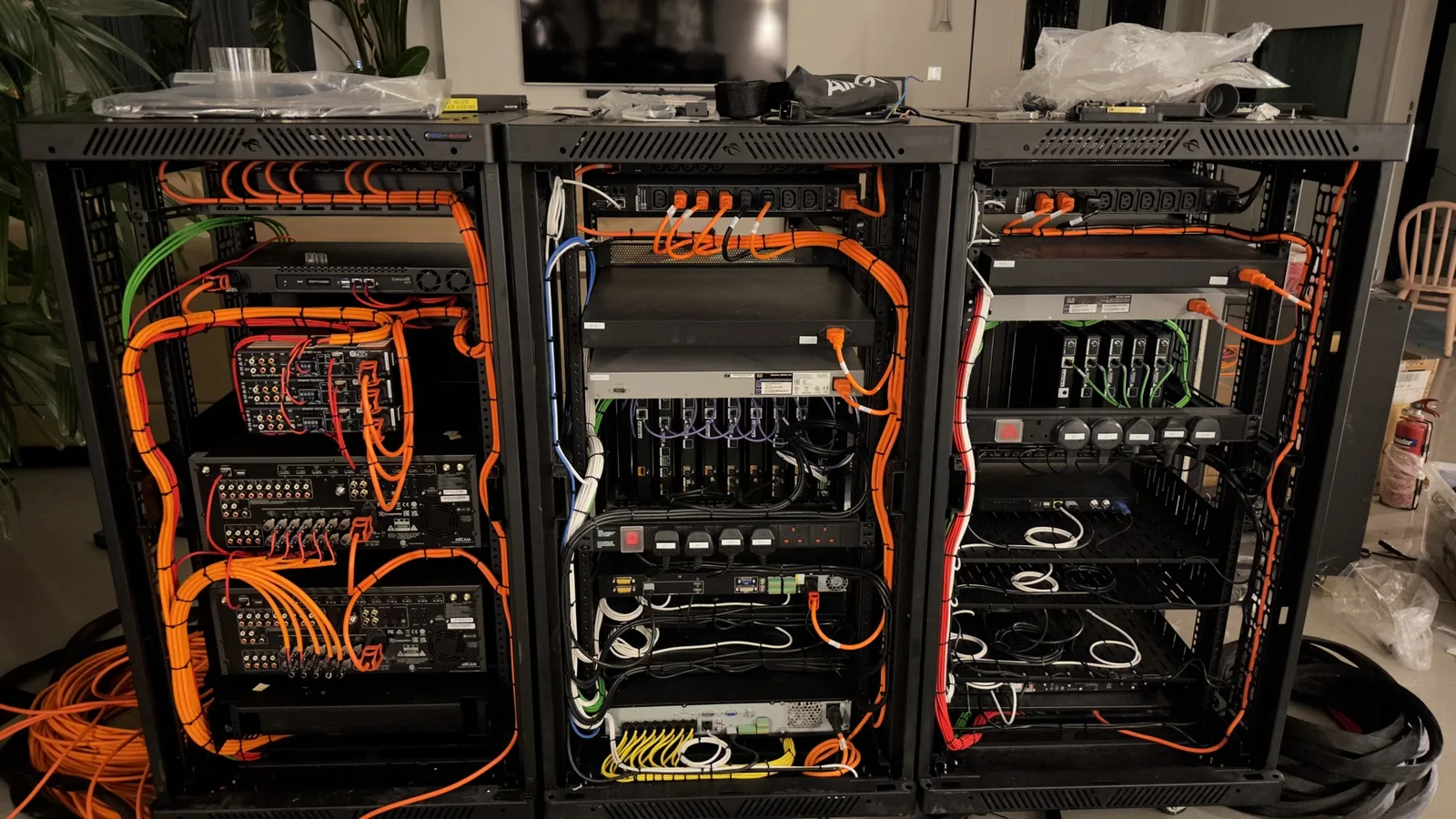 Reference Rack Rebuild — detail 1 · Reference Rack + Colour-Coded Looms · MK Iconic Solutions