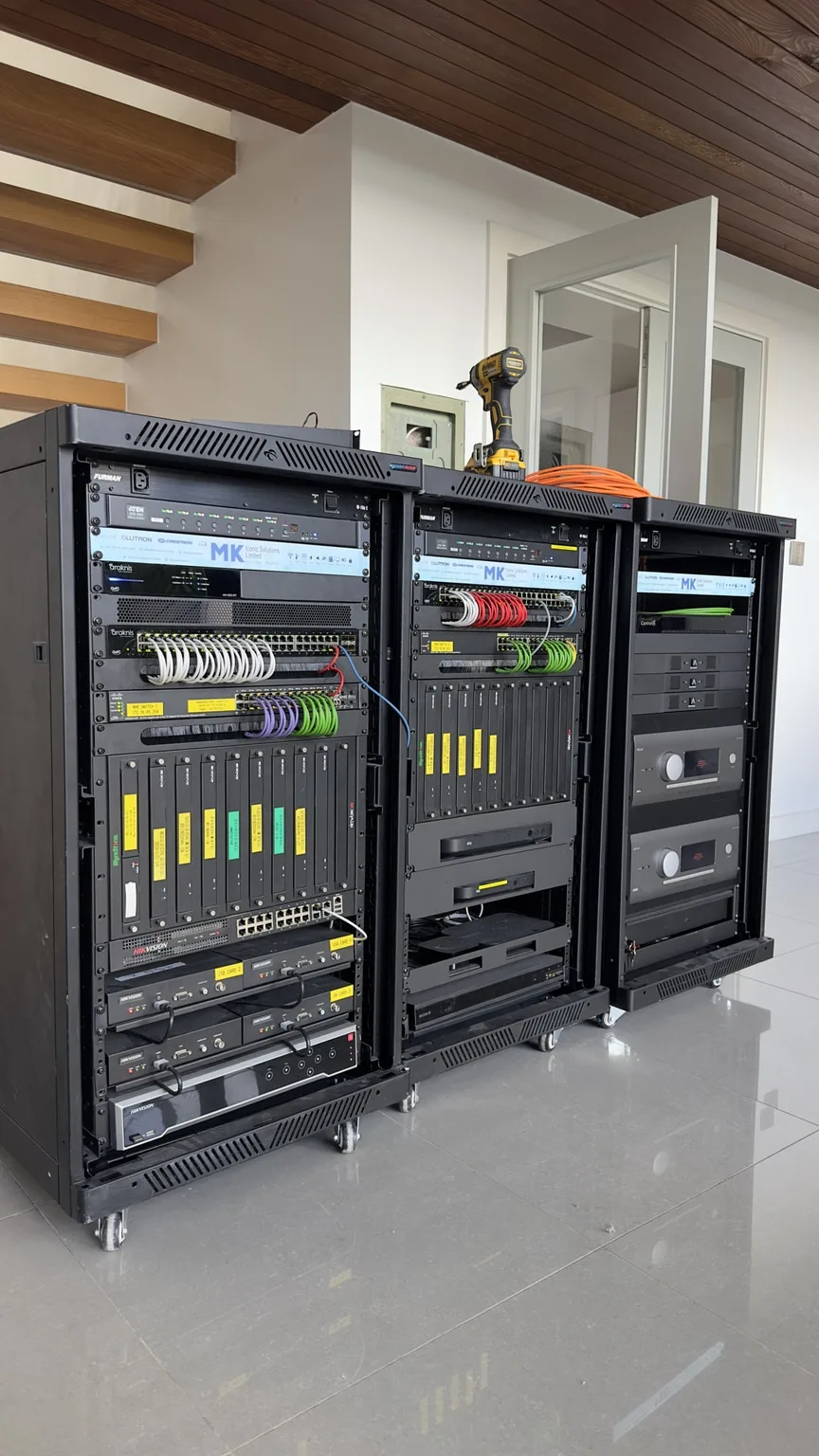 Reference Rack Rebuild — The Engine Room, Perfected · United Kingdom · MK Iconic Solutions luxury smart living installation