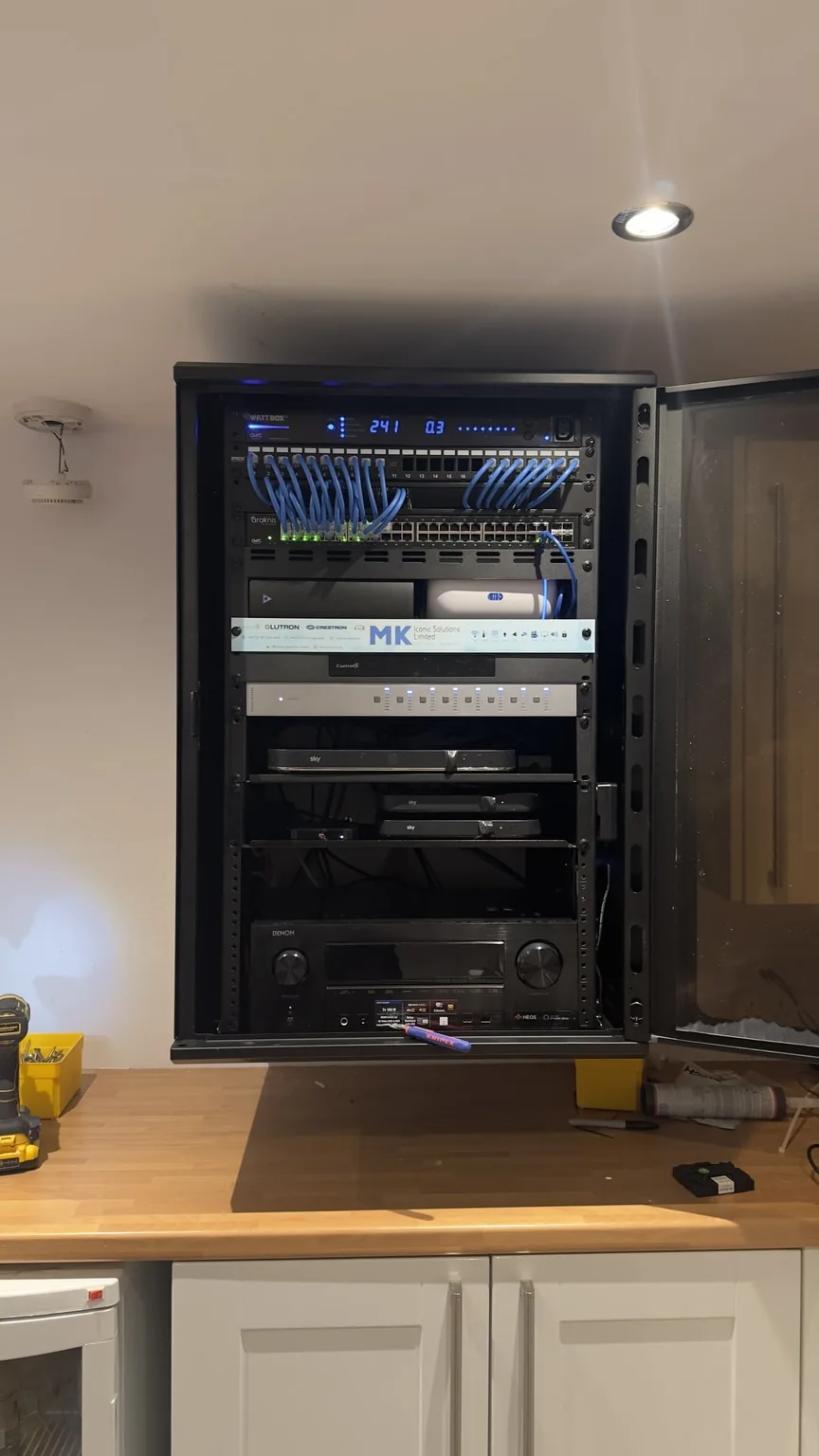 Whole-Home System Rebuild — Same Home, New Backbone · United Kingdom · MK Iconic Solutions luxury smart living installation