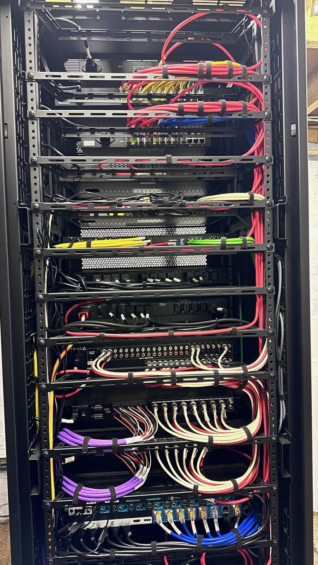 London Control4 Upgrade & Rebuild — detail 3 · Control4 Upgrade + Full Rack Rebuild · MK Iconic Solutions