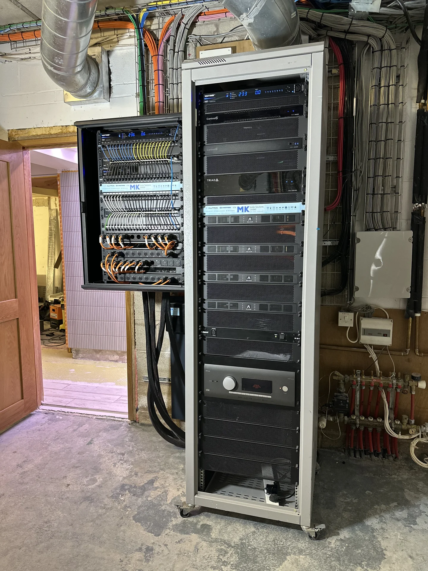 Mottram Hall Estate Upgrade — detail 3 · Lutron Lighting + Control4 Automation · MK Iconic Solutions